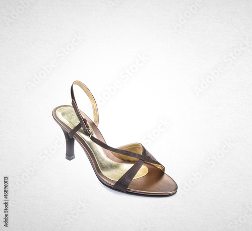 shoe or lady shoes isolated on background.