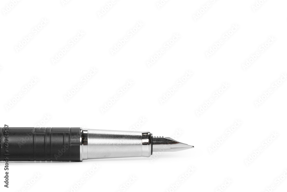 fountain pen isolated on white background