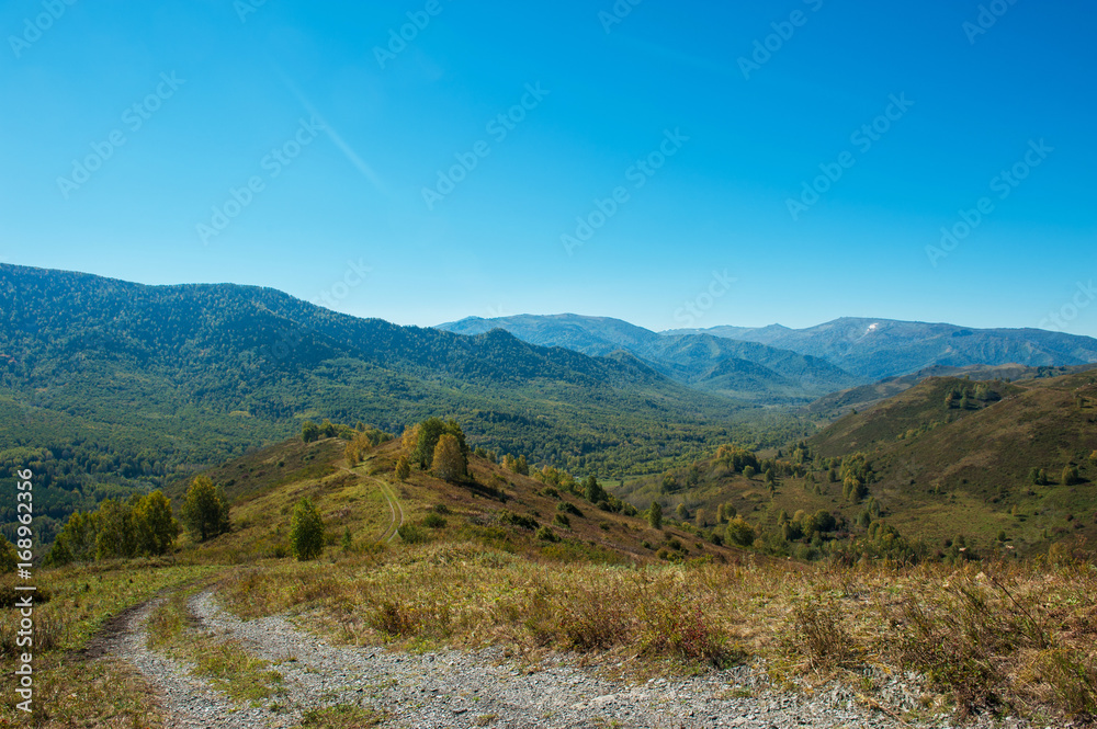 Fototapeta premium Road at the mountains