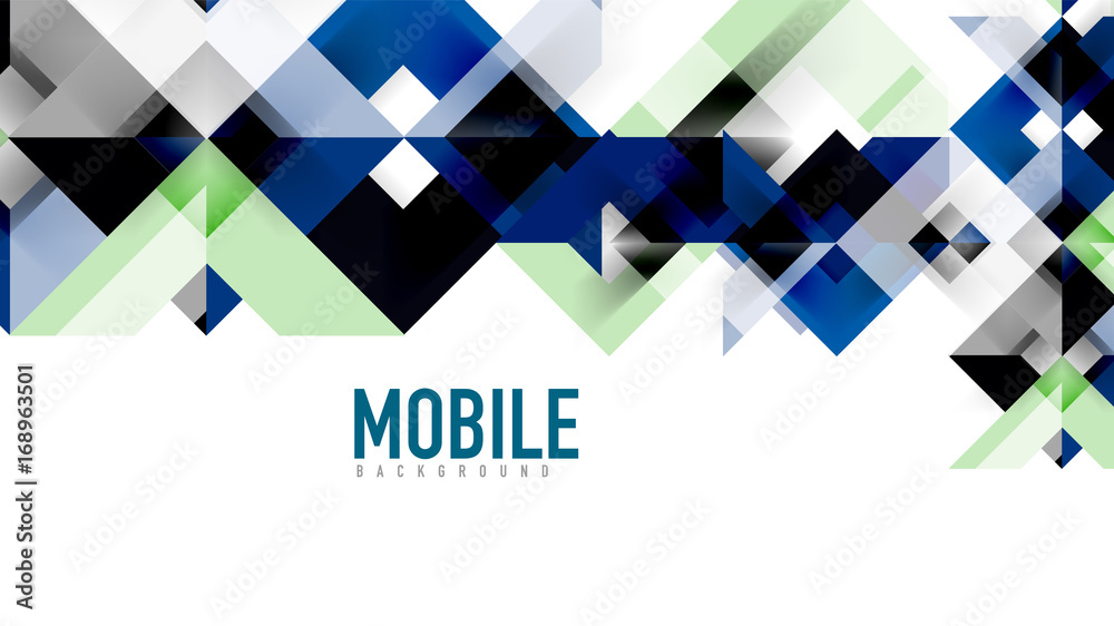 Business presentation geometric template Business presentation geometric template