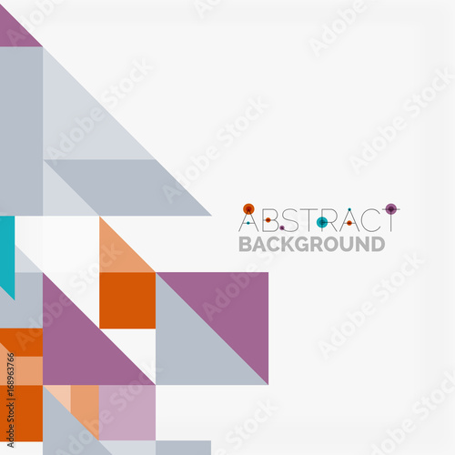 Triangle pattern design background