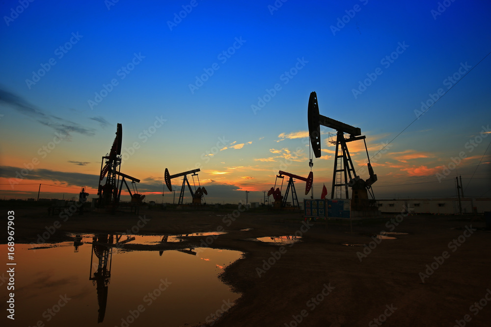 The oil pump, industrial equipment The oil pump, industrial equipment