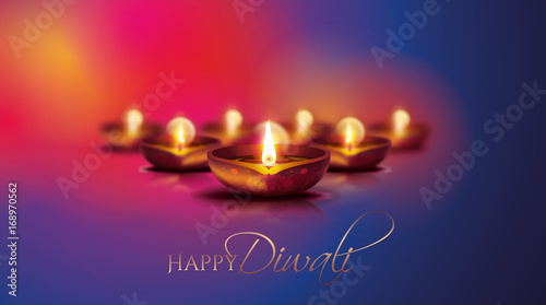 Vector illustration happy diwali