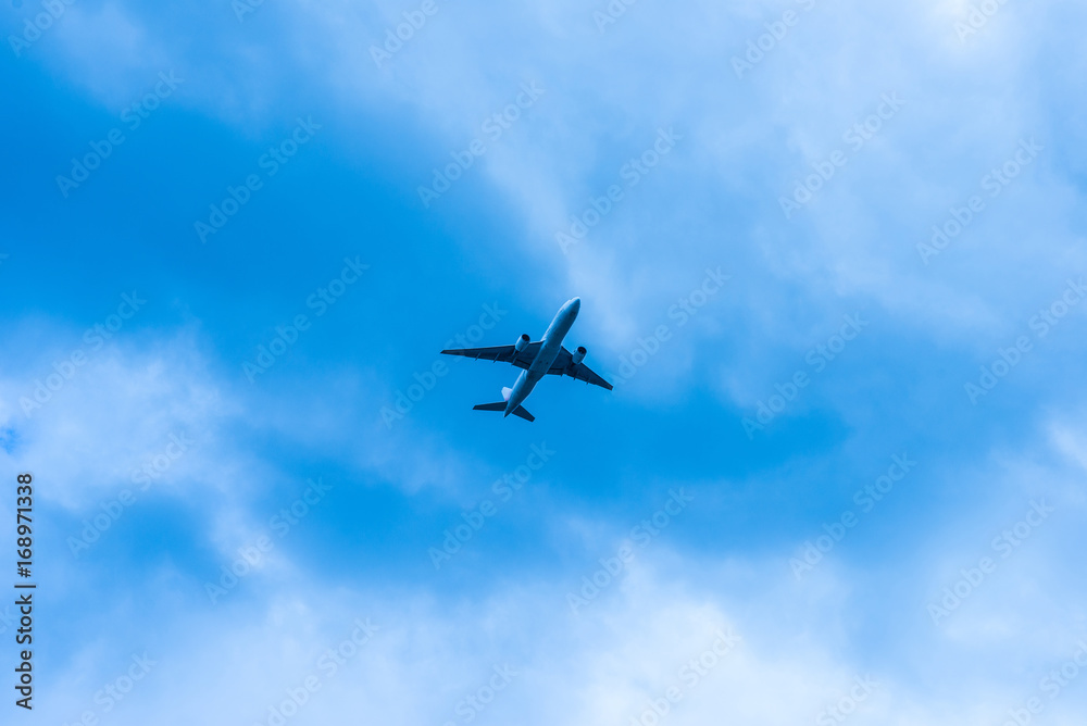 飛行機と青空 飛行機と青空