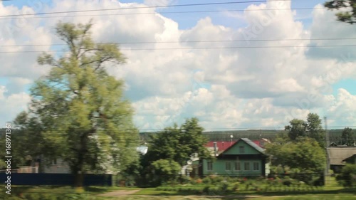 Russia views window nature sky the grass House photo