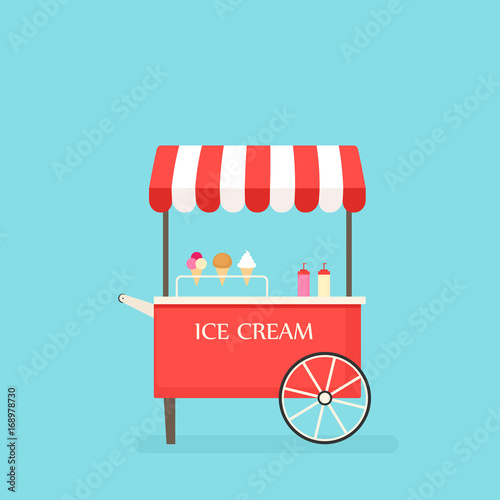 ice cream cart