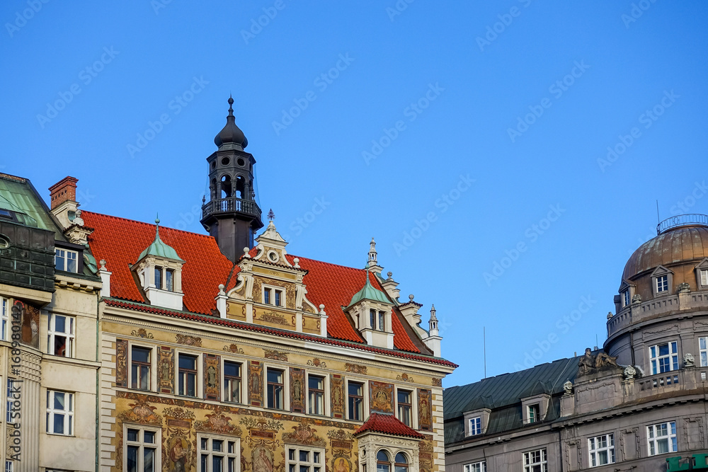Old Town Square in Prague, Czech Republic Old Town Square in Prague, Czech Republic