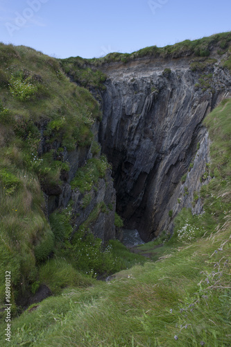 Ireland westcoast rocks at the sea. Cliffs photo