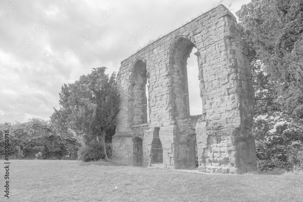 Caludon castle in caludon castle park, coventry, united kingdom Caludon castle in caludon castle park, coventry, united kingdom