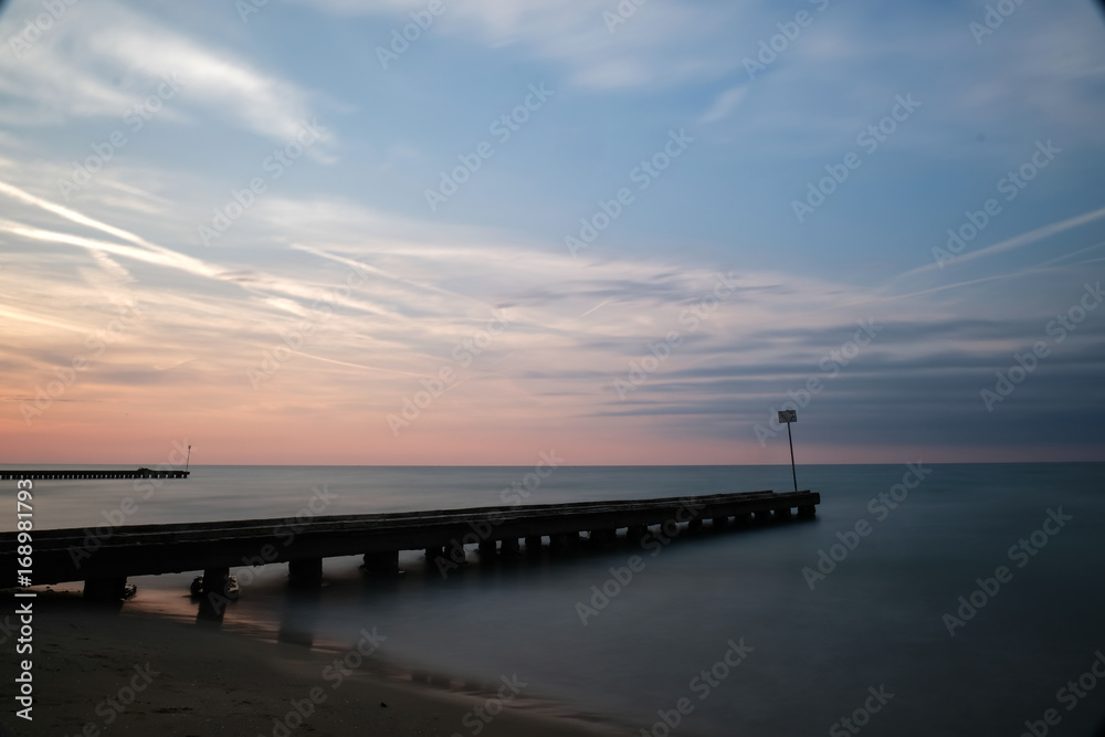 Pier on the sea