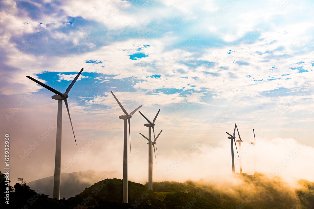 Obraz premium wind power plant.