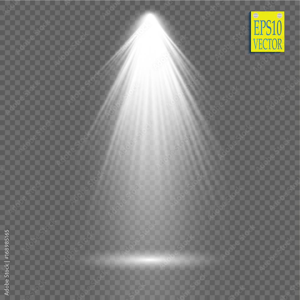 Vector Spotlights. Scene. Light Effects Vector Spotlights. Scene. Light Effects