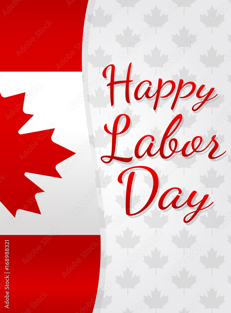 Canadian Labor Day - concept of banner. Vector. Canadian Labor Day - concept of banner. Vector.
