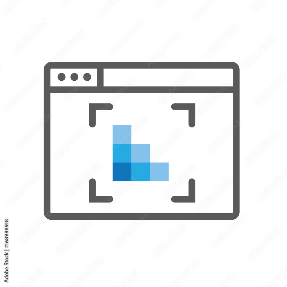 High or low res image icon - for UI or UX High or low res image icon - for UI or UX