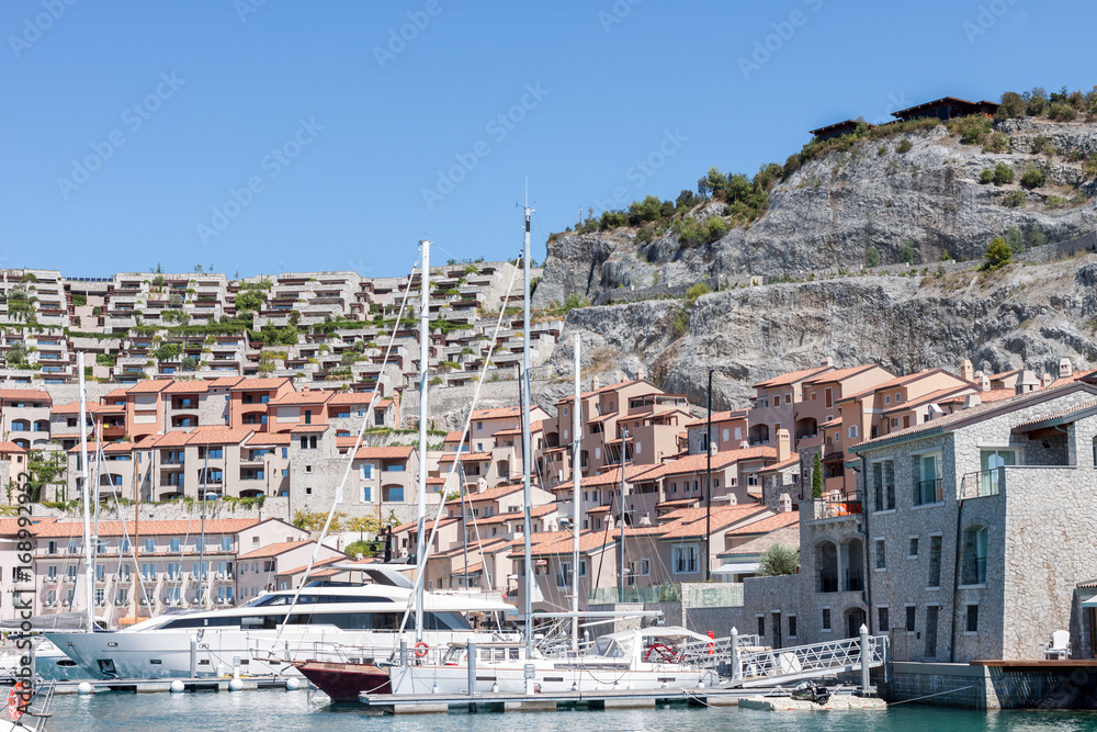 luxury village on sea side Portopiccolo port