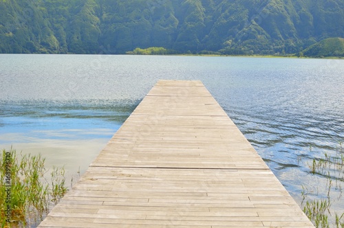 Boardwalk to the lake