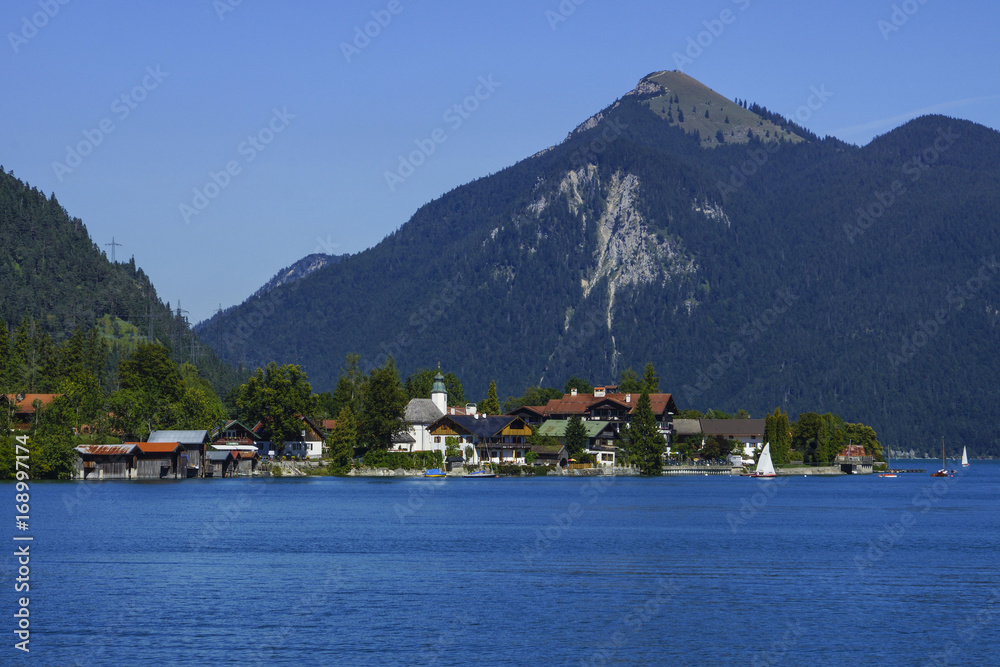 Walchensee lake, Bavaria Walchensee lake, Bavaria