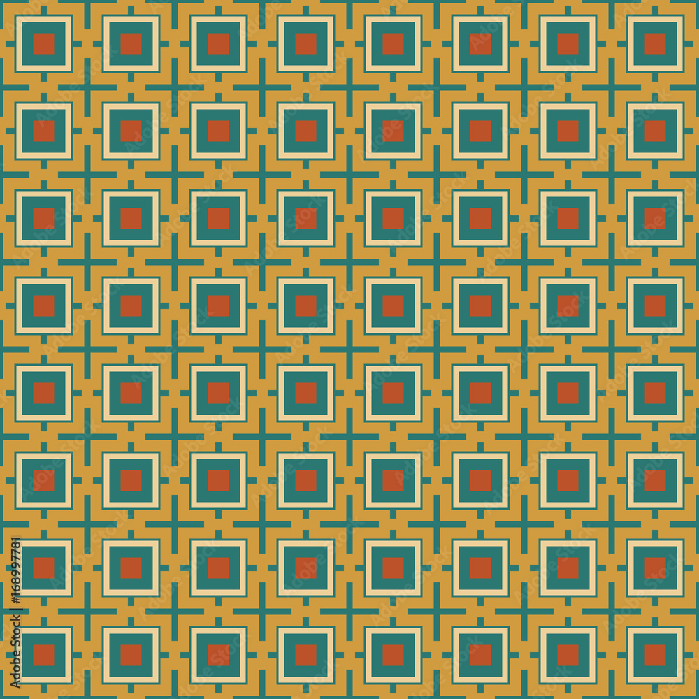 Seamless modern geometric autumn patterns Seamless modern geometric autumn patterns