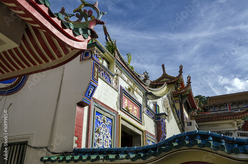 Chinese Buddhist architecture of Kek Lok Si temple, situated in Air Itam in Penang, Malaysia
