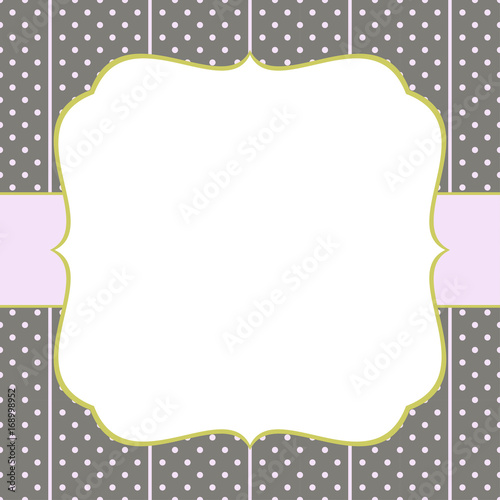 Vector card invitation.