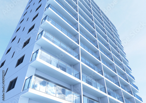 apartment. 3D illustration.
