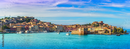 Old town and harbor Portoferraio, Elba island, Italy. © Balate Dorin