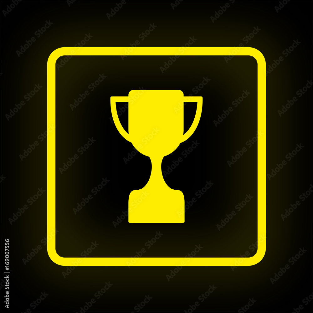 Neon Button App - Pokal Neon Button App - Pokal