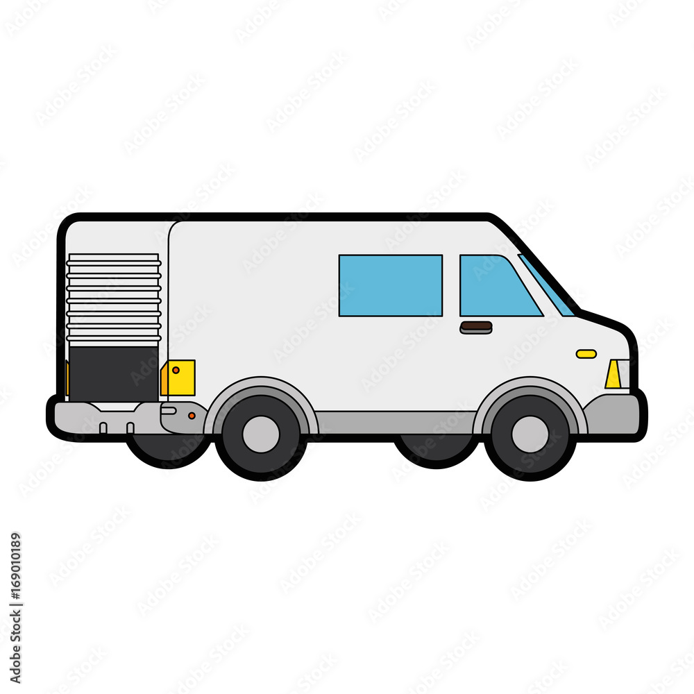 cargo truck icon over white background vector illustration cargo truck icon over white background vector illustration