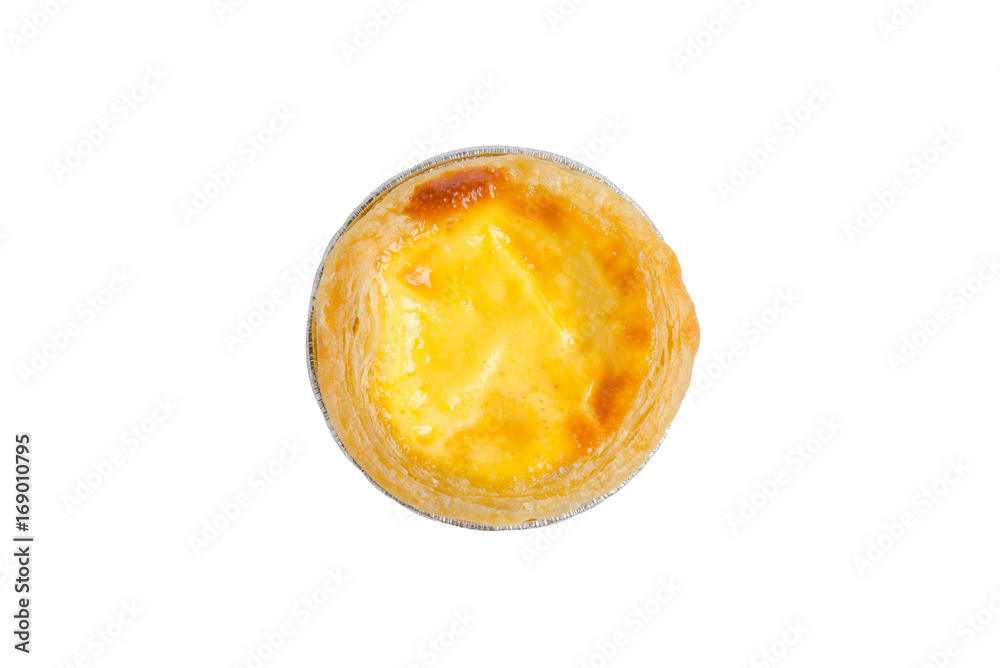 egg tart isolate