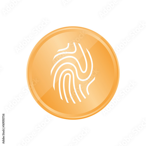 Bronze Münze - Identität
