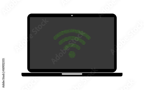 Hacker Laptop WLAN