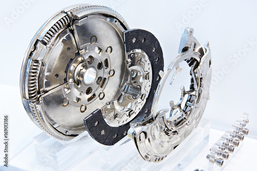 Clutch system with dual mass flywheel