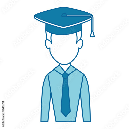 Graduation student hat icoc vector illustration graphic design