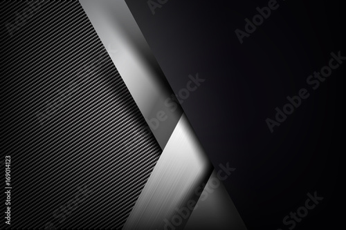 Abstract background dark with carbon fiber texture vector illustration eps10 025