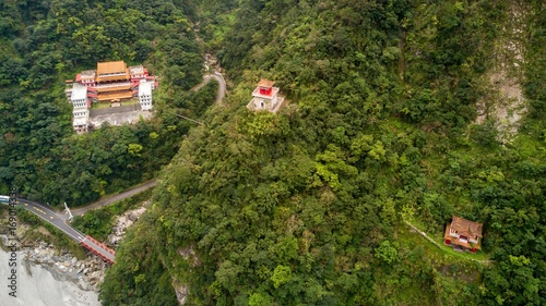 Aerial view of Taroko national park