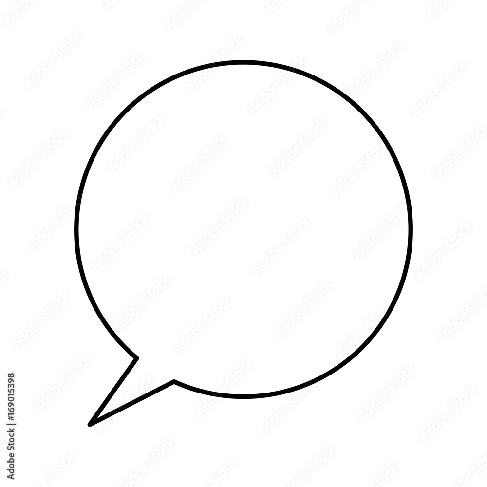 speech bubble icon over white background vector illustration speech bubble icon over white background vector illustration