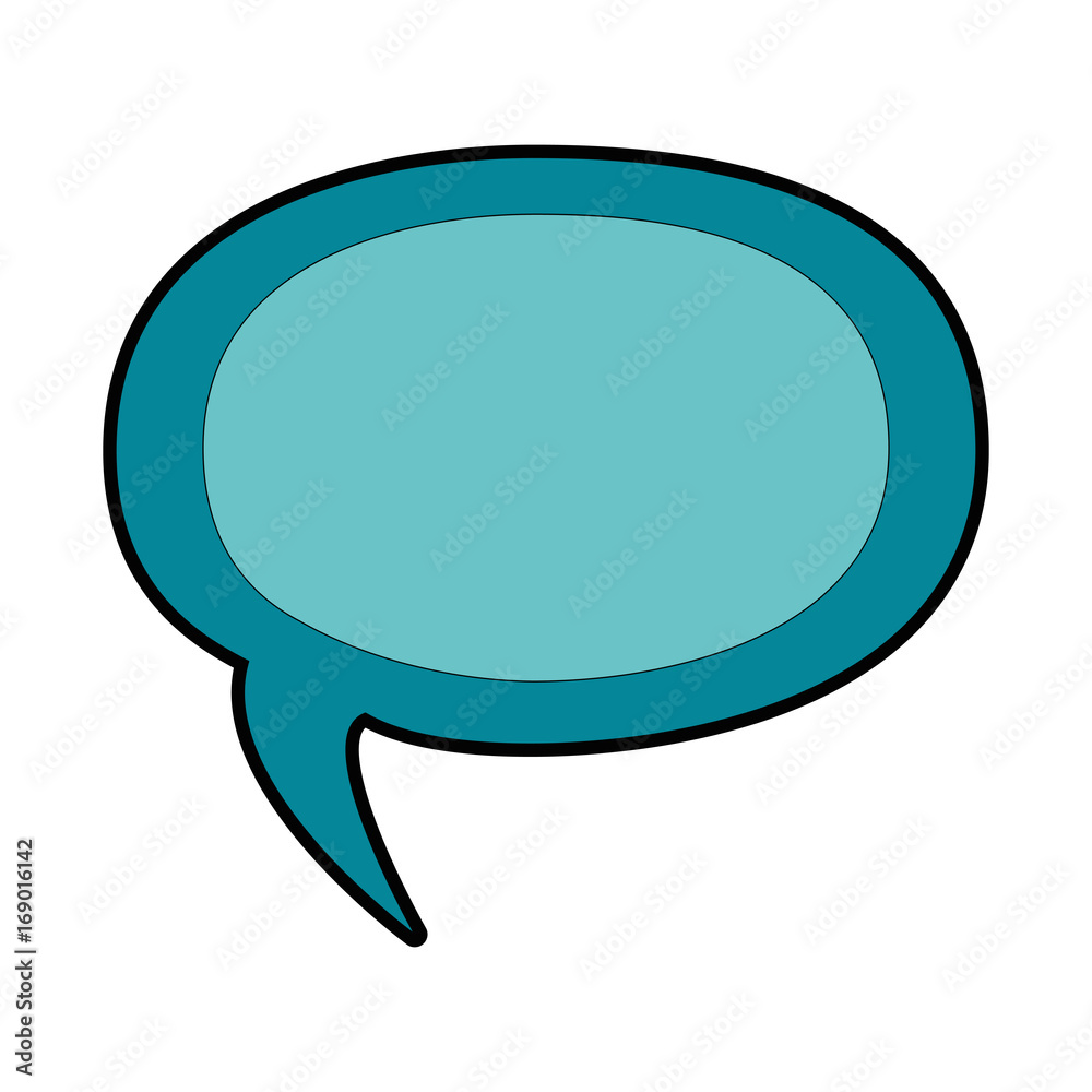 speech bubble icon over white background vector illustration speech bubble icon over white background vector illustration