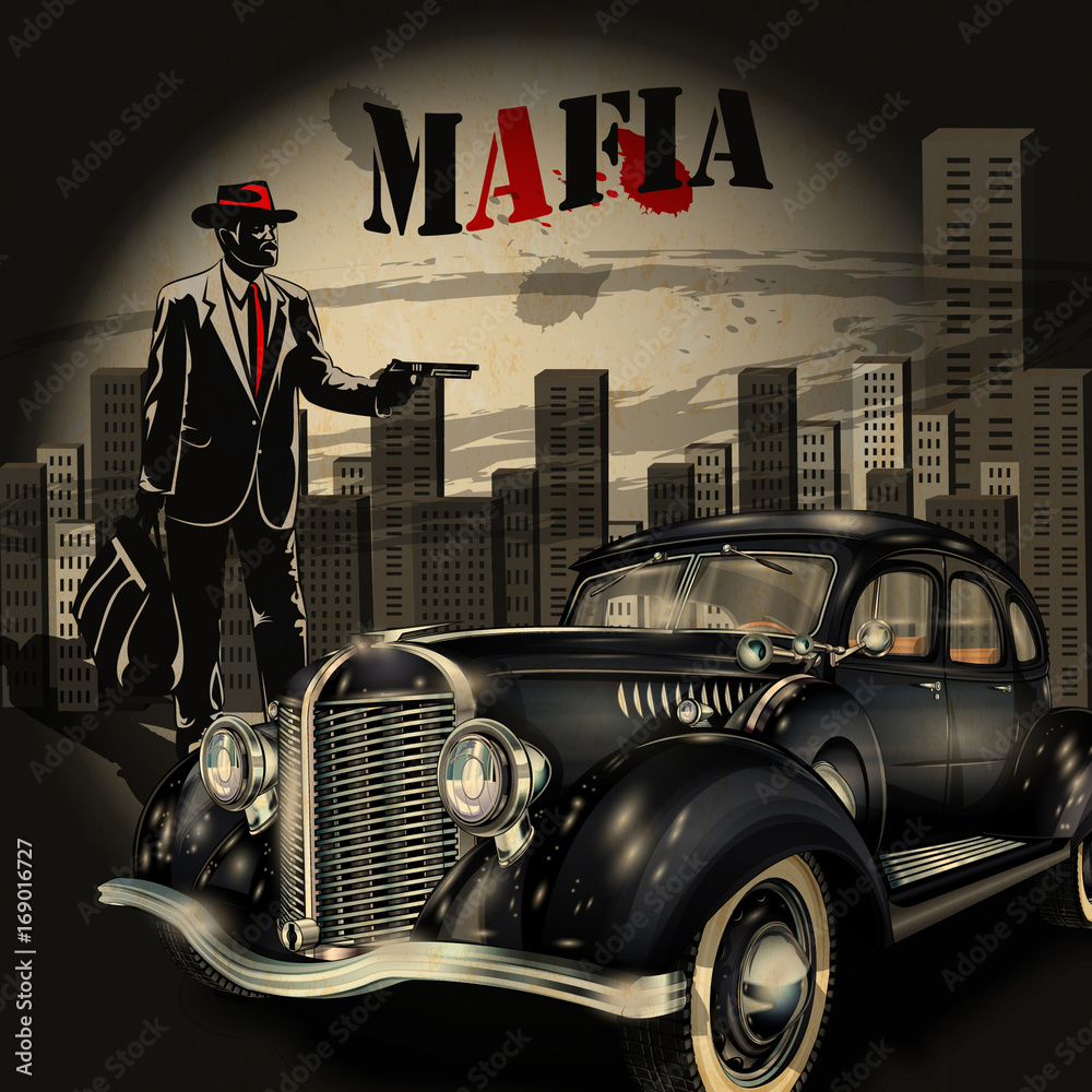 Mafia or gangster background Stock Photo | Adobe Stock