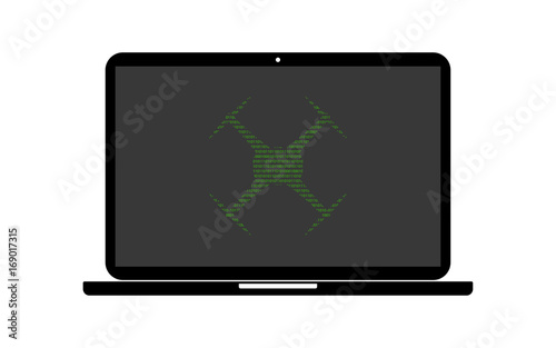Hacker Laptop Drohne