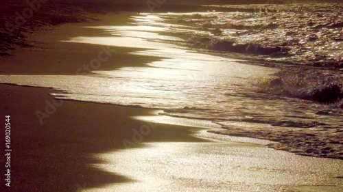 Meer im Sonnenuntergang Licht an der Nordsee sylt