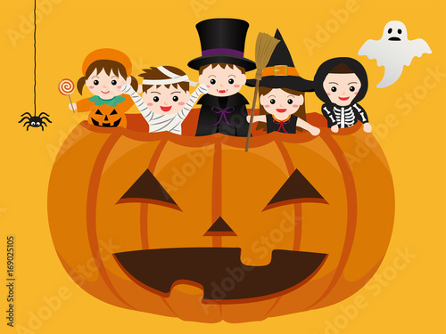 ハロウィンのこどもたち