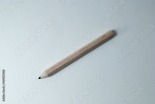 Pencil isolated on white background.Close up.
