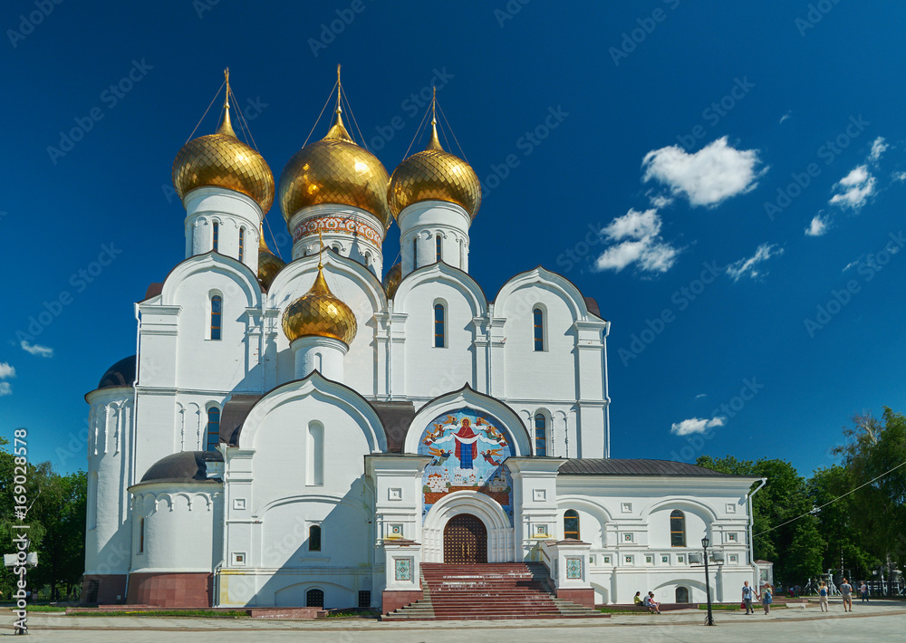 Uspensky Cathedral in Yaroslavl Russia