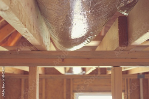 Hvac Work in Construction Home