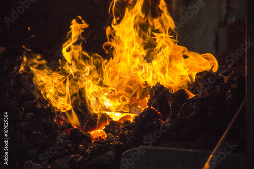 Photos Le feu de la forge.