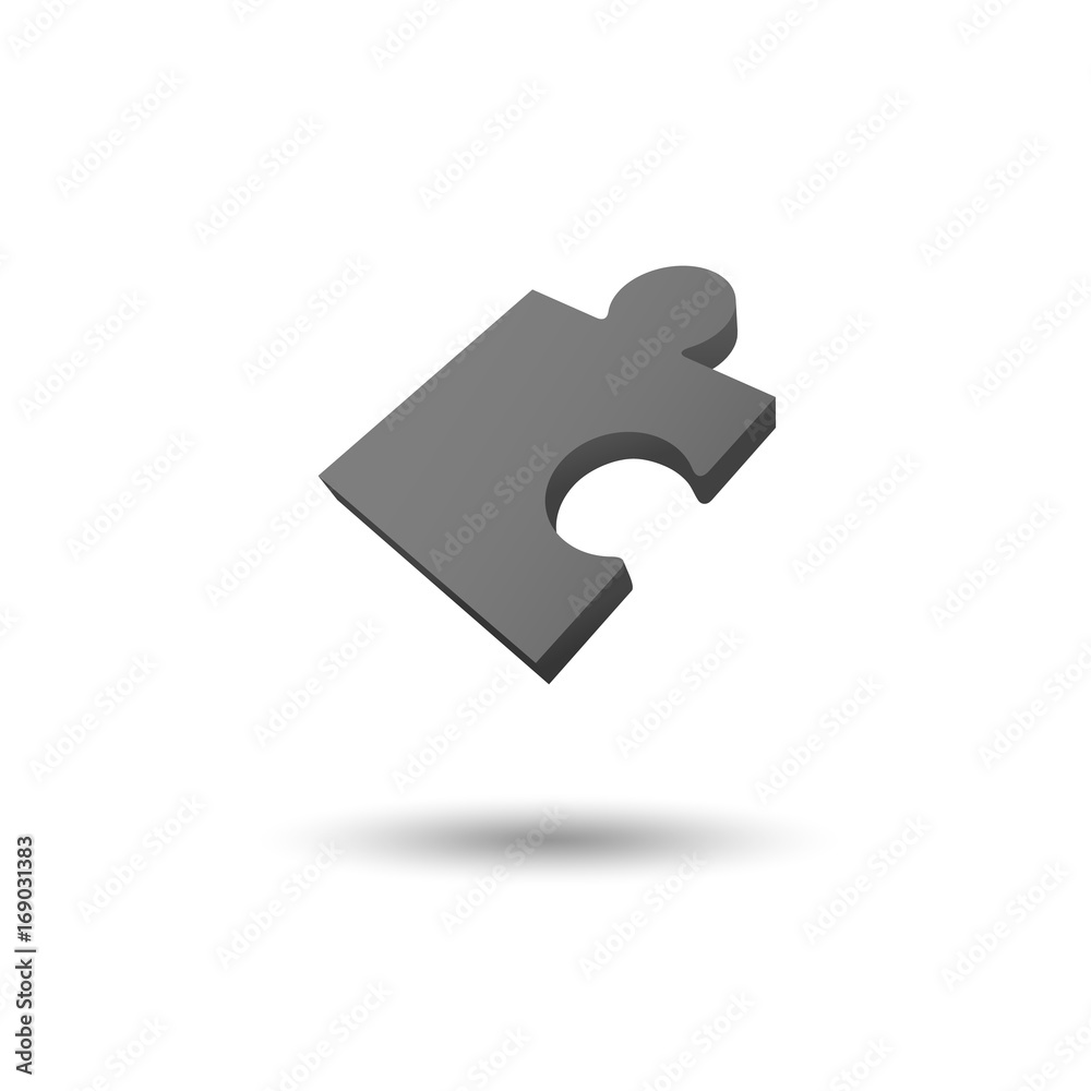 Jigsaw puzzle vector icon Jigsaw puzzle vector icon