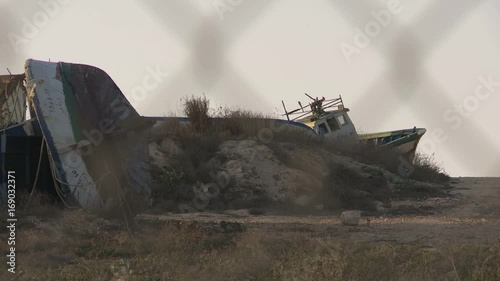 Ship graveyard in Lampedusa 2