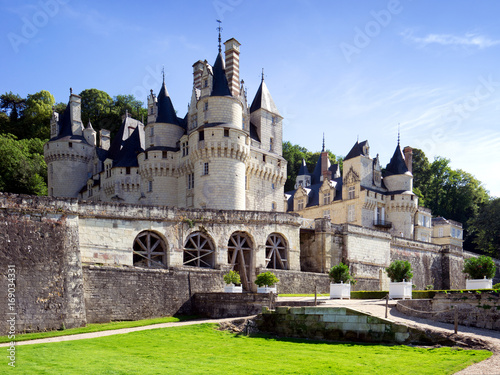 Usse Castle, a fairy-tale chateau in the Loire Valley aka Sleeping Beauty Castle, France photo