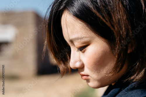Portrait of a young Chinese woman photo