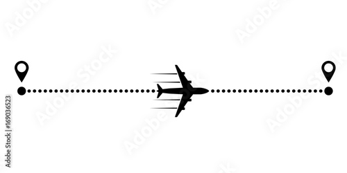 plane and track